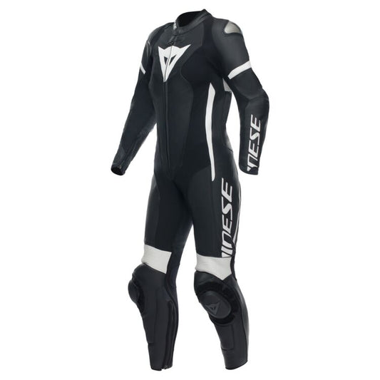 Dainese Women's Grobnik 1 pc Leather Suit - Black/White